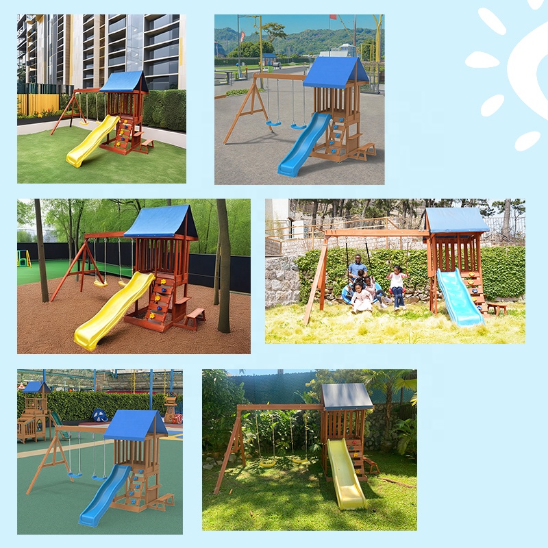 Speelparadijs - Tuin Binnenpla - Kids Outdoor Swing Set With Slide recensie en prijs