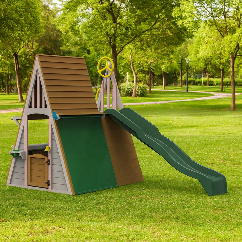 Buitenspeeltoestellen voor kin - Kids Outdoor Wooden Climbing Frame recensie en prijs