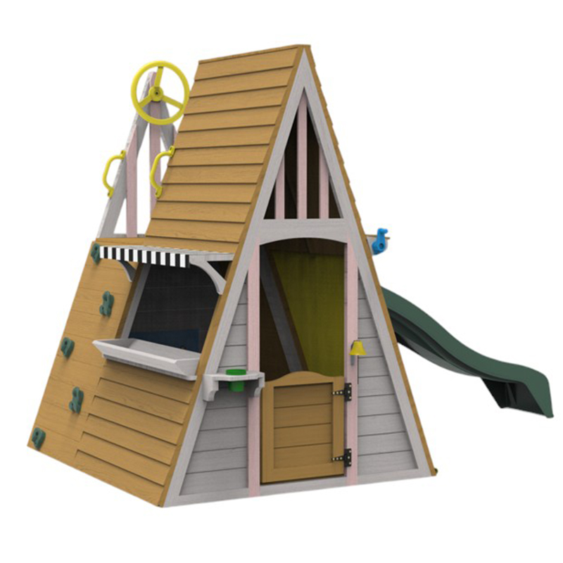 Buitenspeeltoestellen voor kin - Kids Outdoor Wooden Climbing Frame recensie en prijs
