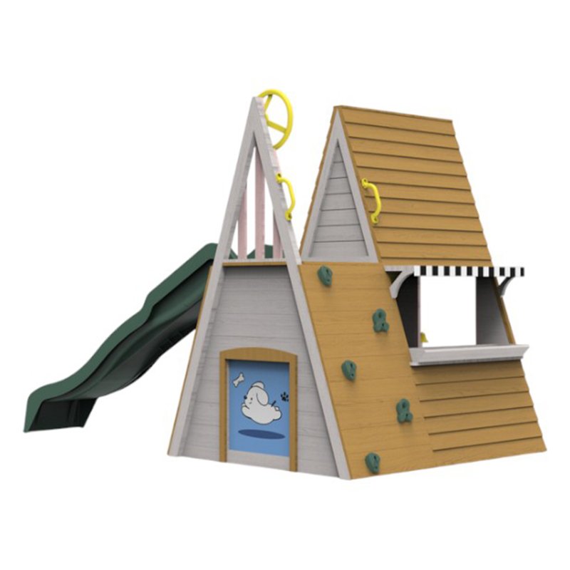 Buitenspeeltoestellen voor kin - Kids Outdoor Wooden Climbing Frame recensie en prijs