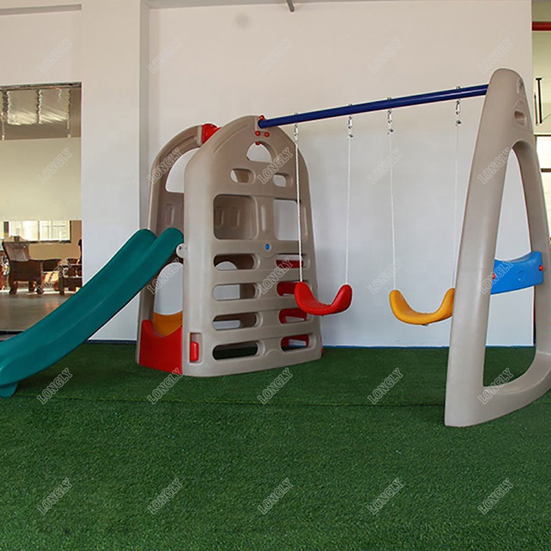 Tuinplastic glijbaan en schomm - Kids Outdoor Swing Set With Slide recensie en prijs