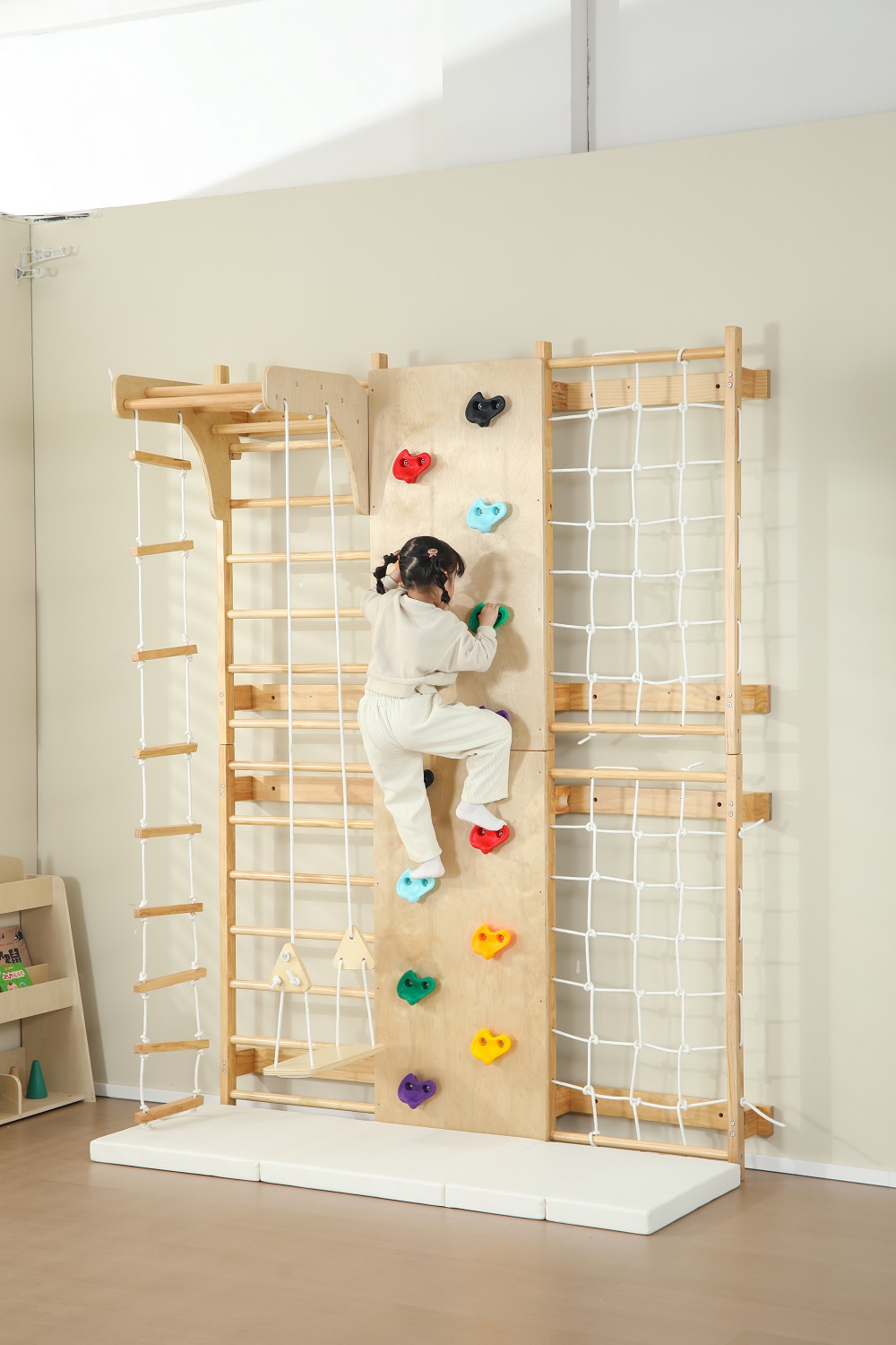 Op voorraad Indoor Klimrek voo - Kids Outdoor Wooden Climbing Frame recensie en prijs