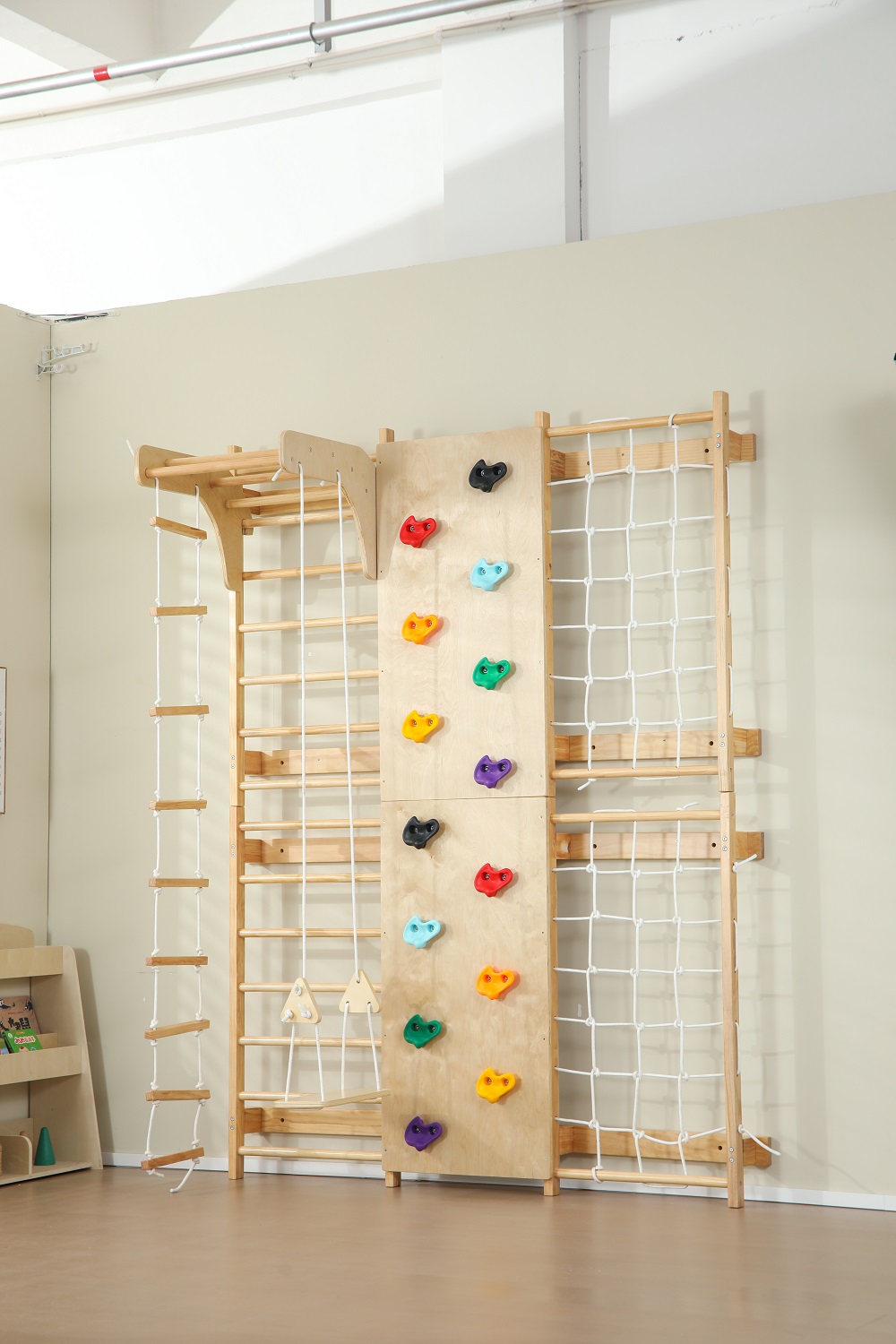 Op voorraad Indoor Monkey Bars - Kids Outdoor Wooden Climbing Frame recensie en prijs